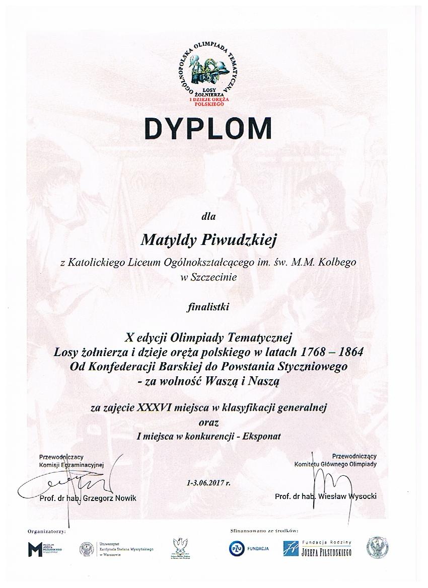 dyplom Piwudzka